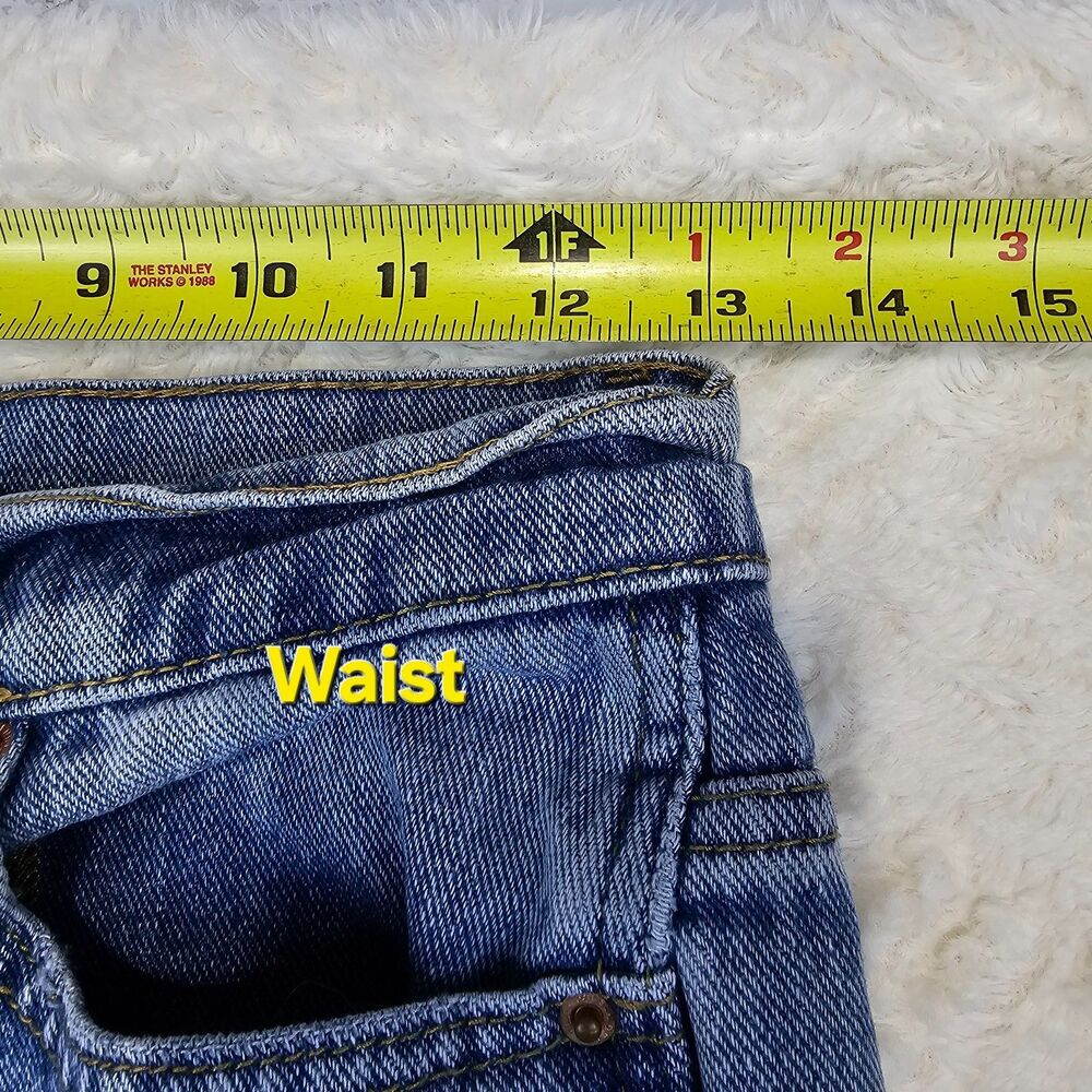 PacSun Casey Low Rise Baggy Wide Leg Distressed Jeans Light Wash 25 Y2K - Picture 10 of 13